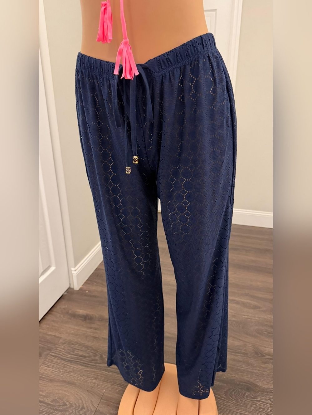 WAVES TO COAST COVER Navy Beach Pants SIZE 1X excellent conditions